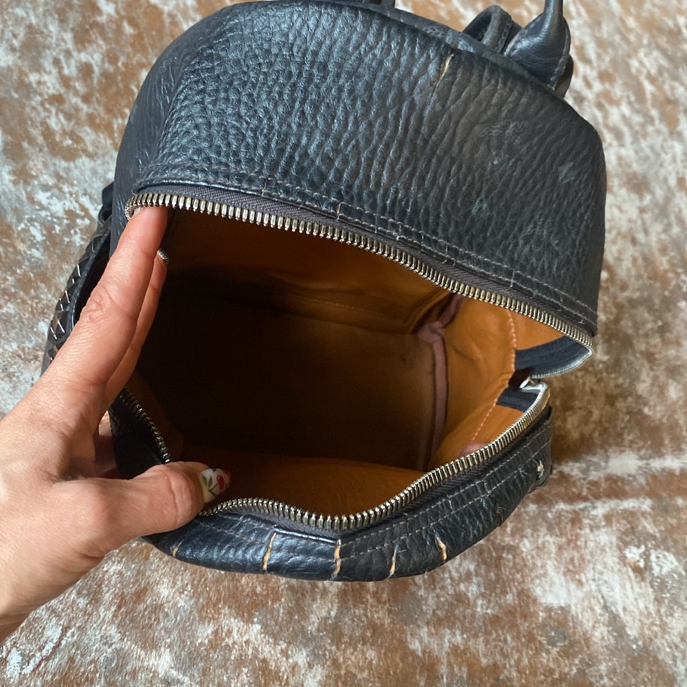 MCM Black Leather Backpack - Picture 13 of 16